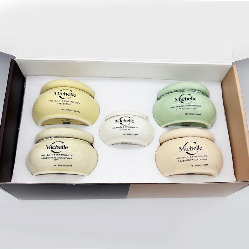 NATURAL LUXURY GIFT SET - 5 JAR COLLECTION