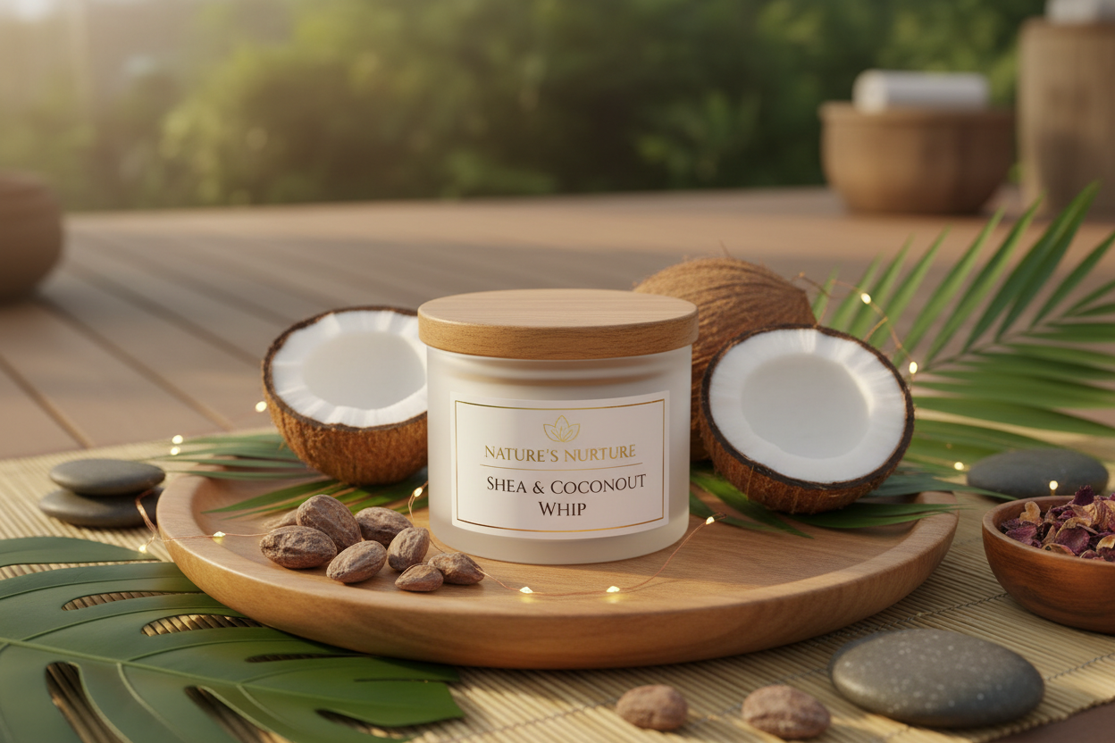 Shea Butter & Coconut Oil Lifestyle Scene